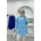 Lined Blazer Jacket Blue