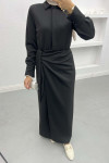 Tie Dress Black