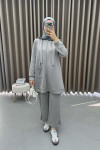 Tied Scuba Suit Gray