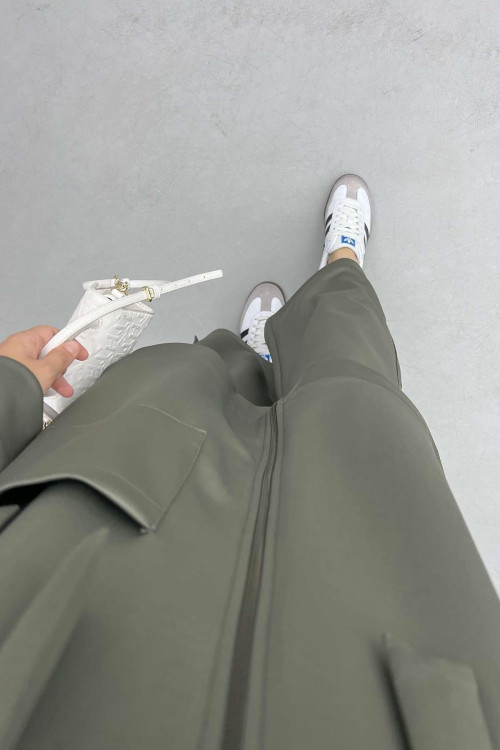 Tied Scuba Suit Khaki