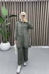 Tied Scuba Suit Khaki