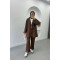 Tied Scuba Suit Brown