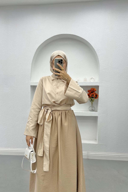 Balloon Skirt Beige