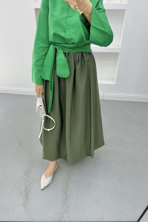 Balloon Skirt Khaki