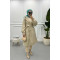 Balloon Sleeve Cashmere Coat Beige