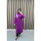 Printed Raincoat Purple