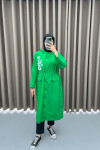 Printed Raincoat Green