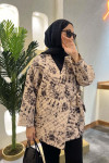 Batik Design Kimono Mont Bej