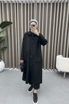 Baby Collar Pocket Coat Black