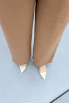 Waist Tie Trousers Milky Coffee