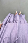 Pleated Waist Dress Lilac