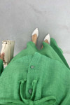 Waist Pleated Skirt Suit Green