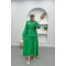 Waist Pleated Skirt Suit Green