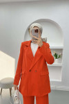 Blazer Jacket Set Red