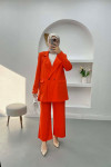 Blazer Jacket Set Red