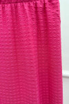 Wide Leg Seersucker Trousers Pink