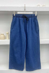 Wide Leg Jeans Navy Blue