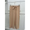 Wide Leg Fabric Trousers Beige