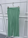 Wide Leg Knitted Trousers Pistachio Green