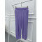 Wide Leg Knitted Trousers Lilac