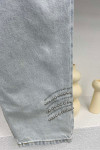 Beaded Jeans Light Blue