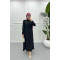 Brooch Twil Dress Black