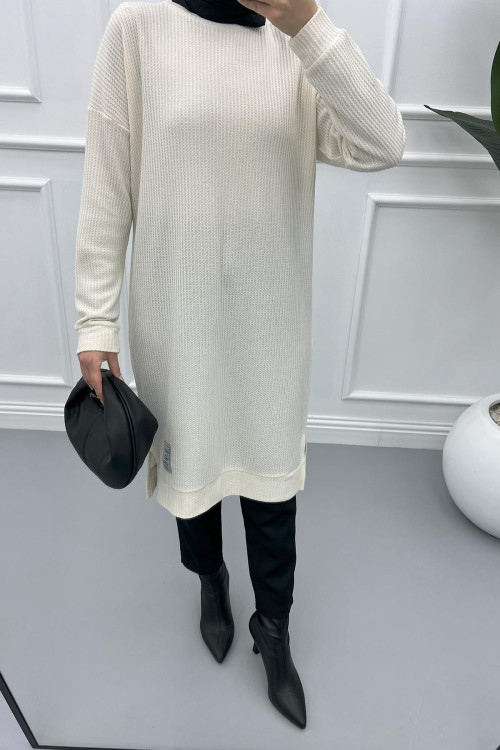 Burgu Tunic Cream