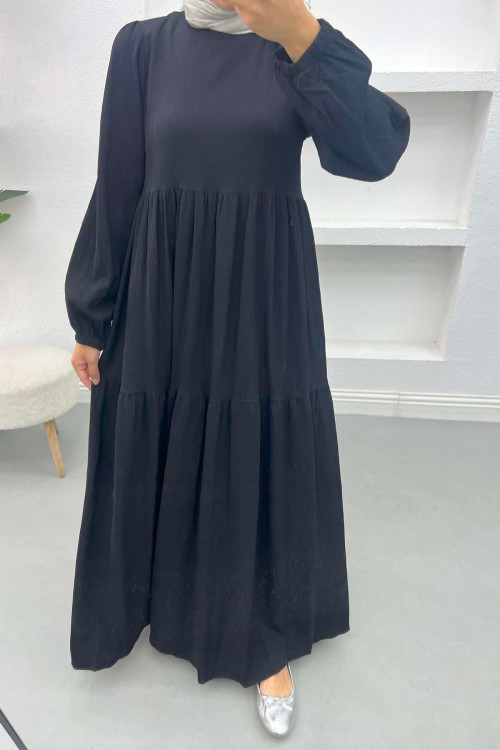 Crepe Dress Black