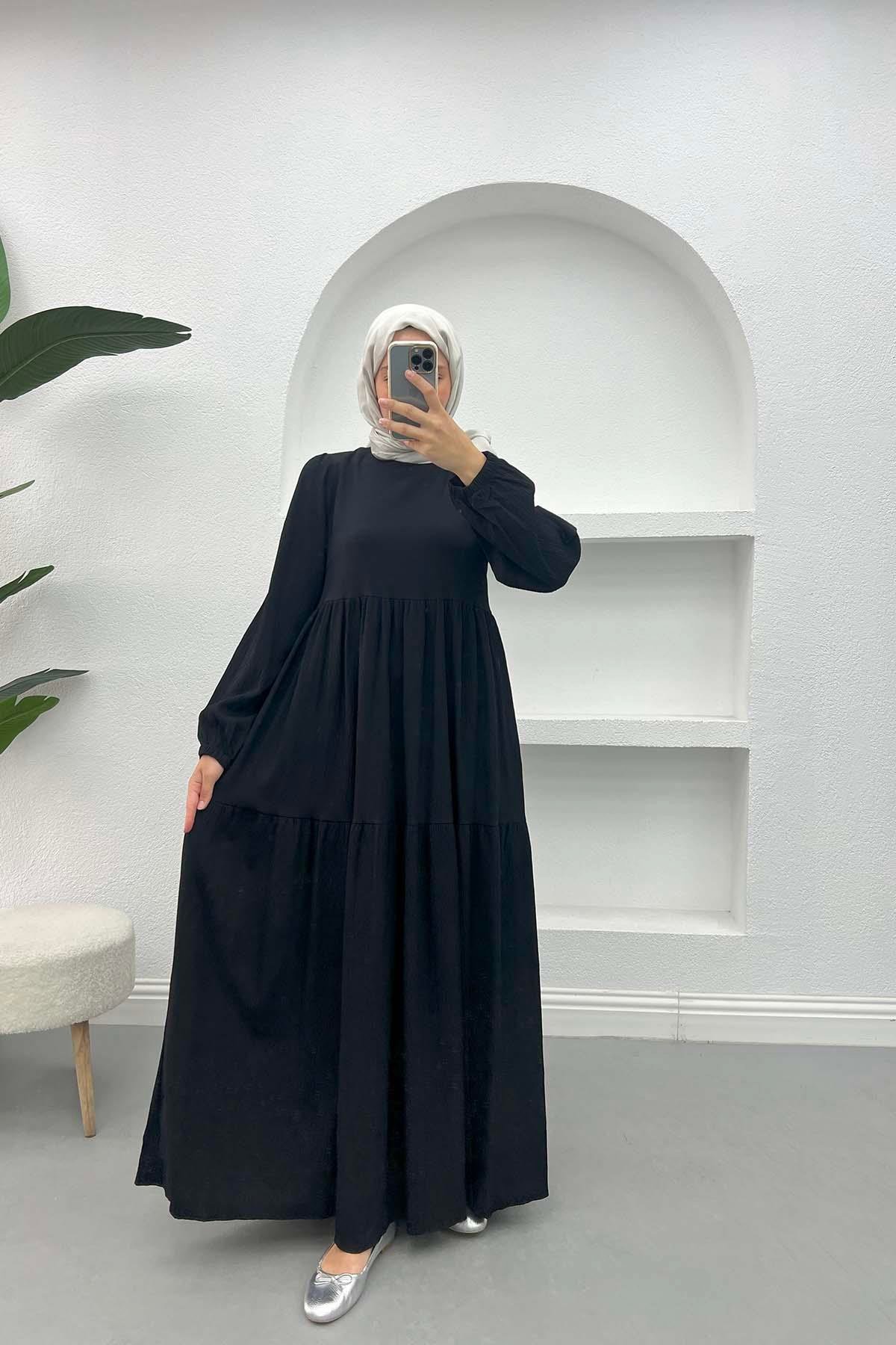 Crepe Dress Black