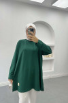 Plus Size Tunic Emerald Green