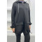 Scuba Tunic with Drawstring Pocket Black