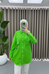 Pocket Printed Shirt Green