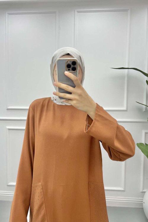 Pocket Stone Tunic Brown