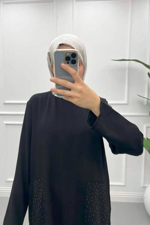 Pocket Stone Tunic Black