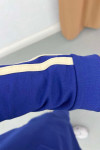 Pocketed Piping Detailed Knitwear Suit Blue