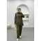 Pocket Hooded Suit Khaki