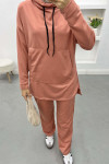 Pocket Hooded Set Pinky