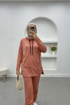 Pocket Hooded Set Pinky