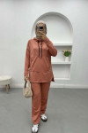 Pocket Hooded Set Pinky