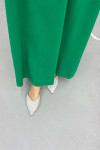 Pocketed Flared Skirt Benetton Green