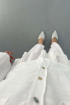 Pocket Oversize Linen Suit White