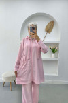 Pocket Tunic Set Pink