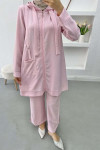 Pocket Tunic Set Pink