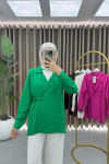 Viral Kimono Benetton Green with Pocket