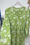 Floral Dress Green