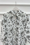 Floral Shirt Gray