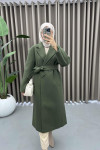 Double Buttoned Alternative Coat Khaki