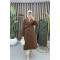 Double Buttoned Alternative Coat Brown