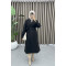 Double Buttoned Alternative Coat Black