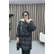 Double Sided Puffer Jacket Black